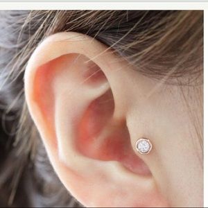 14k Gold*Cartilage, Tragus, or Conch piercing*